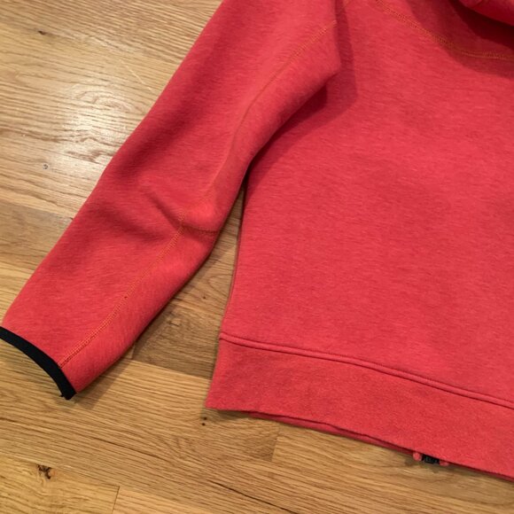 NWT Nike Tech Fleece Full-Zip Hoodie Kids LARGE Red - Picture 10 of 14